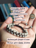 Dalmaçyalı Jasper Doğaltaş Bileklik - Görsel 4