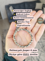 Dalmaçyalı Jasper Doğaltaş Bileklik - Görsel 12