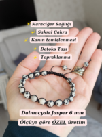 Dalmaçyalı Jasper Doğaltaş Bileklik - Görsel 10