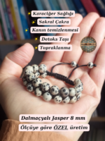 Dalmaçyalı Jasper Doğaltaş Bileklik - Görsel 6
