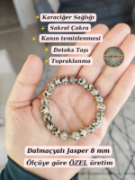Dalmaçyalı Jasper Doğaltaş Bileklik - Görsel 13