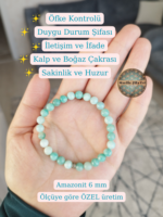 Amazonit Doğaltaş Bileklik - Görsel 11