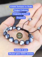 Sodalit Doğaltaş Bileklik - Görsel 10