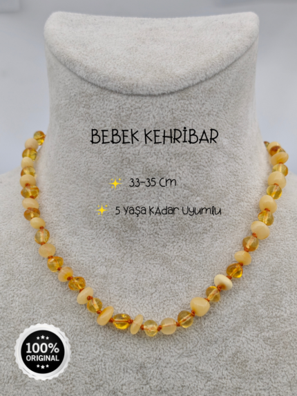 Bebek Kehribar Kolye