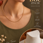 Altın Kaplama Çelik İnce Doç Zincir