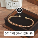 Sarmal Bakır Bileklik