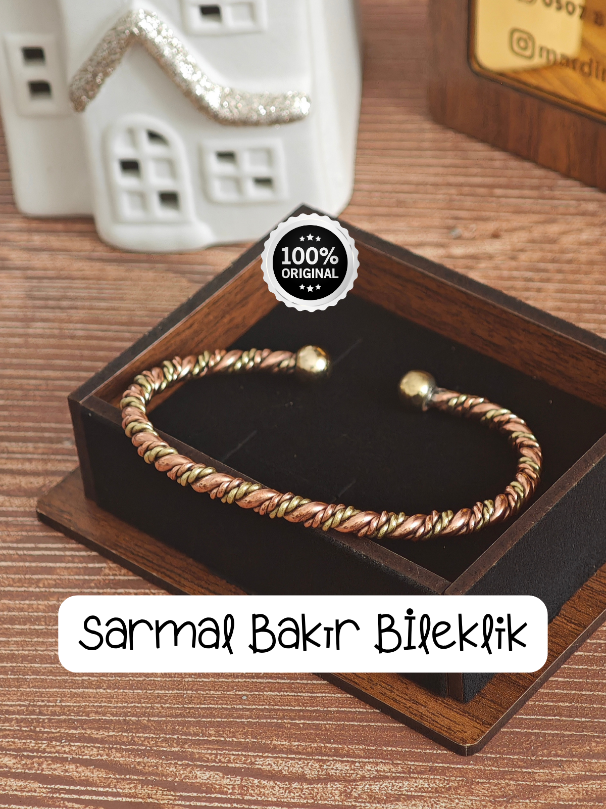 1 Sarmal Bakır Bileklik - Image 1