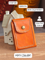 Mini Bay- Bayan Deri Cüzdan
