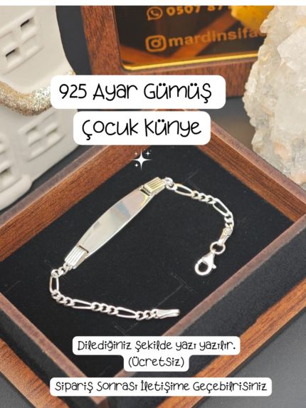 925 Ayar Gümüş Çocuk Künye