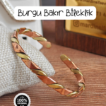 Burgu Bakır Bileklik