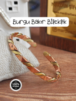 Burgu Bakır Bileklik